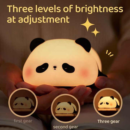 Panda silicone lamp